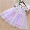 Vestido de Princesa para Niña Gasa Arcoíris Vestido Pequeño Bolsa para Vestido Vestido Tirantes Alas Estéreo Hada Vestido Estilizado