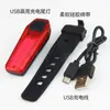 Nueva Luz Trasera de Cola Cob para Bicicleta de Carretera Recargable por USB Luz de Advertencia LED para Bicicleta de Montaña Luz Trasera de Coche
