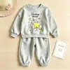 Conjunto de Estrella para Niñas de Primavera y Otoño, Estilo Dulce Casual Cómodo Dibujos Animados Conjunto de Dos Piezas para Niñas Pequeñas