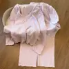 Pijama de Mujer Estilo Nuevo para Otoño e Invierno, Cardigan Cálido de Terciopelo Alemán de Manga Larga Color Sólido, Se Puede Usar Afuera, Conjunto para Estar en Casa, Descuento por Compra al por Mayor