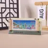 Imán para Refrigerador de la Ciudad de Shanghái Regalos Culturales Creativos Artesanías Magnéticas En Stock Souvenirs Turísticos Pintados a Mano Originales