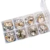 Cristal K9 Cortado 8*10 Huevo de Paloma Ovalado Sin Costuras Sin Base Bola de Diamante Apilable Decoraciones de Uñas de Alta Calidad Deslumbrantes