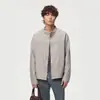 Directo del fabricante: Chaqueta retro de rayas, de alta gama, corte limpio para hombre, estilo americano, corte holgado, casual, corta y versátil