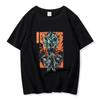 Serie Dragon Ball Mercancía de Sun Wukong Dragon Ball Super Saiyan Camiseta de Algodón Casual Suelta de Manga Corta para Hombre y Mujer