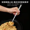 Cuchara de Acero Inoxidable 316L Profundizada de Fondo Plano, Cuchara de Sopa de Mango Largo Exquisita de Gama Alta, Cuchara de Mesa Doméstica de Grado Alimenticio, Cuchara Estilo Coreano