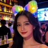 Tiara de cabelo luminosa adorno de cabeça pelo de raposa orelhas de gato tiara Barraca de Festival da Primavera barraca de feira noturna produtos pequenos brinquedos atacado