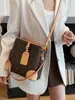 Bolso Vintage Estampado para Mujer 2026 Modelo Nuevo de Gama Alta Clásico Gran Capacidad Bolso de Hombro Cruzado