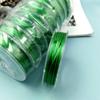 Mini anel pequeno fio elástico diy feito à mão corda elástica plana fio elástico resistente ao desgaste corda de miçangas corda para pulseira de miçangas