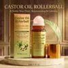 Rodillo de Cuarzo con Bola de Aceite de Ricino en Stock para Cuidado de la Piel, Hidratante, Suavizante, Masaje Diario Portátil, Líquido Nutritivo para el Cuidado del Cuerpo