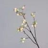 Fruta Simulada Baya Fruta de la Riqueza Rama Larga con Escarcha Planta de Manzana Pequeña Festiva para Año Nuevo Chino Arreglo Floral Accesorios de Arte Floral Venta al por Mayor