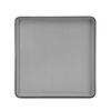 Plato de Melamina subred creativo lujo ligero vajilla plato para bistec occidental blanco y negro dos colores plato de plástico rectangular plato para el hogar