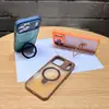 Capa Magnética para Celular com Suporte Pivotante Iphone18Promax Adequada para Apple 17 Toque de Pele Fosco 16 Película para Lente 15