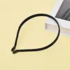 Acessórios de Argola para Cabelo DIY Preta de Várias Especificações Argola de Tecido Lisa Sem Dentes Cor Sólida Argola Fina para Cabelo Argola Simples Versátil