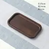 Prato de Jantar Multifuncional Estilo Chinês Novo de Bambu Pesado Prato de Exibição para Chá da Tarde Café Sobremesa