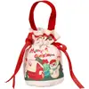 Bolsa de Manzana Regalo de Navidad Nochebuena Regalo Pequeño de Gama Alta Creativo y Práctico Decoración Festiva Bolsa de Empaque Fruta de la Paz