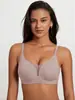 Sutiã push-up sem costura plus size europeu e americano com lindo design nas costas, peça única, fecho nas costas, top regata sem aro atacado
