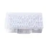 DIY Perler Beads Pequeno Quadrado Garrafa Nail Art Broca Ferramenta de Pintura Caixa de Armazenamento à Prova de Poeira Mini Caixa de Broca Contas de Joias Caixa de Armazenamento para Animais