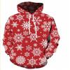 Suéter casual con estampado digital 3D, sudadera con capucha de manga larga, otoño e invierno de 2023
