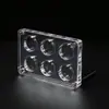 Soporte de Exhibición Acrílico con Rejilla Cuatro-Nueve, Insignia Transparente Engrosada, Marco de Caja de Almacenamiento de Exhibición de Productos Secundarios de Anime