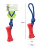 Brinquedo de Cão Nunbell de Corda de Algodão Trançada Transfronteiriço para Dentição e Resistente a Mordidas com Nó para Esconder Petiscos Tamanhos Grande, Médio e Pequeno