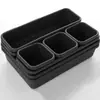 Caixa de armazenamento de gaveta de plástico para artigos diversos pode ser combinada livremente para pequenos itens de mesa, pequena caixa de armazenamento