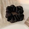 Dulce Liga para el Cabello Scrunchie para Mujeres, Satén de Alta Gama Estilo Coreano Versátil Cuerda para el Cabello, Suave Encaje Lunares Accesorio para el Cabello, Pañuelo Cuadrado para la Cabeza