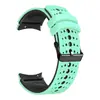 Correa de silicona transpirable de doble capa para pulsera Samsung Galaxy watch 65 44/43/47mm