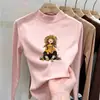 Blusa térmica infantil com forro de fleece, nova coleção outono/inverno 2026, estilo coreano, gola alta da moda, camiseta de manga comprida com forro de fleece