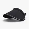 Sombrero tipo visera para mujer para viajes a la playa en verano, Protección UV, Ciclismo casual, Transpirable, Sombrero de sol versátil con cobertura facial