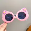 Óculos de Sol com Proteção UV Infantil, Viseira Solar Fashion e Descolada para Meninas ao Ar Livre, Óculos de Sol Anti-UV e Amigáveis aos Olhos