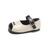 Zapatos de Princesa para Niñas Moda 2026 Primavera y Otoño Elegantes y Modernos Zapatos Pequeños de Cuero para Niños Mocasines de Suela Suave Zapatos Individuales Antideslizantes Zapatos de Rendimiento