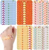 Varios Vendajes de Dibujos Animados para Niños con Diseños, Coloridos y Lindos, Protección de Heridas, Hemostasia, Impermeables, Transpirables, Vendajes Ok
