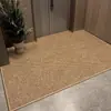 Alfombra Imitación Sisal, Engrosada, para Entrada, Vestíbulo, Puerta Principal, Felpudo con Diseño de Piña, Resistente a Manchas, Fácil de Mantener, Antideslizante