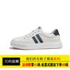 Otoño 2024 Zapatos Casuales Versátiles de Cuero Genuino para Hombre, Zapatos Bajos Planos Slip-On, Zapatos Transpirables de Moda Juvenil