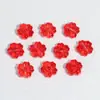 Cuentas de Vidrio de Flor de Cerezo Glaseado de 14 mm con Agujero Recto Accesorios para Joyería DIY Pulsera Collar Cuentas Hechas a Mano Material de Cuenta Suelta