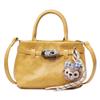 Bolsa Pequena Transversal Texturizada de Alta Qualidade e Moda para Mulheres 2025 Novo Fecho Moda Versátil Bolsa de Ombro e Mão Bolsa Kelly