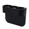 Portavasos multifuncional para coche portavasos de agua brazo fijo para coche caja de reposabrazos estante de almacenamiento para bebidas y teléfono móvil portavasos para el hueco del asiento del coche