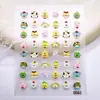 Pegatinas 5D con Relieve de Animales para Uñas Mini Dibujos Animados 12 Signos del Zodiaco Gato Negro Pequeño Material Pegatinas Decorativas para Uñas de Manzana
