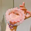 Colar de Cristal Rosa Toranja Natural de Madagascar de Alta Qualidade Permeável à Água 12mm