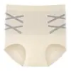 Calcinha Feminina Seamless 2024 Novo Modelo 7A Alta Antibacteriana 100% Algodão Respirável no Gancho Pós-Parto Modeladora de Barriga e Levanta Bumbum