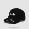 Gorra infantil de moda con bordado de letras de cachemira sintética, gorra de béisbol unisex para escuela primaria estilo callejero hip-hop, calidad de exportación