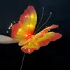 Organza Imitação de Seda Borboleta Rede de Seda Adereços Luminosos com Luzes Xiaomi para Decoração de Vitrine de Shopping