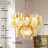 Araña de Cristal Ámbar Transparente Retro Franco-Americana Lámpara de Diseñador para Dormitorio Antiguo Comedor Sala de Estar