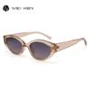 80312Gm Gafas de Sol de Alta Gama del Mismo Estilo para Mujer con Decoración Anti-UV Moda Retro Ovaladas Gafas de Sol