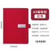Caderno a5 logo personalizado escritório comercial caderno de alta aparência conjunto caixa de presente couro macio fivela planejador