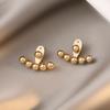 Pendientes de Moda y Frescos con Forma de Abanico, un Diseño Único que Llama la Atención, con un Efecto que Acelera el Corazón, Accesorios de Moda Minimalistas