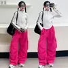 Chaqueta de Moda de Primavera para Niñas 2026 Nuevos Pantalones Cargo Elegantes para Niños Conjunto Casual de Dos Piezas para Primavera y Otoño de Niñas