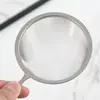 Colador de Té de Acero Inoxidable con Mango Malla Filtro Filtro de Leche de Soya Tamiz para Harina Filtro de Jugos de Medicina China Rejillas Filtrantes Comestibles