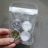 Lantejoulas Mini Super Brilhantes de 1mm Joias para Arte de Unhas Livrinho Vermelho Mesmo Prateado Brilhante Branco Estrela de Cinco Pontas Acessórios para Unhas