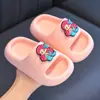 Pantuflas infantiles de EVA de Ultraman para niños y niñas, nuevo modelo de verano para baño, baño interior, hogar de bebé antideslizantes